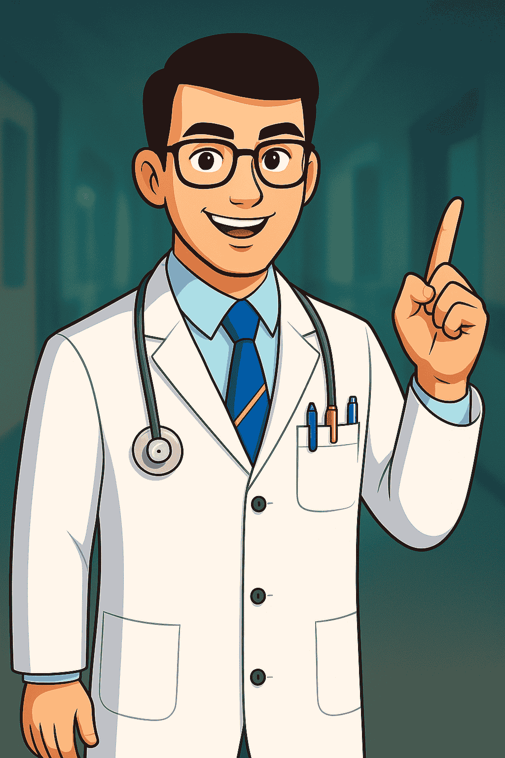 Doctor illustration symbolizing medical certificate authentication in India